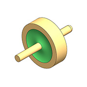 50Ω karakteristična impedancija - jednožilni ravni okrugli vrh